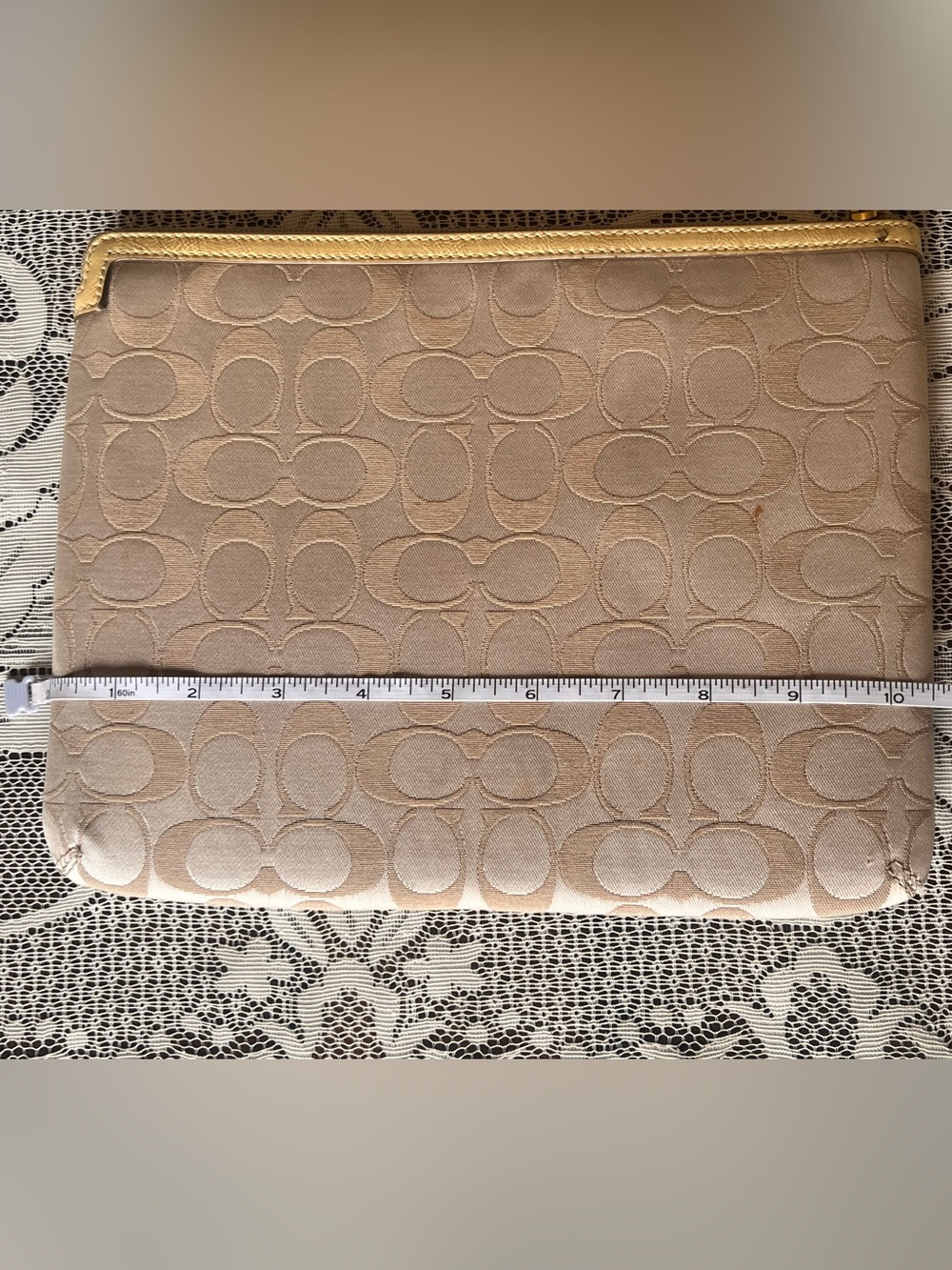 Coach y2k vintage monogram floral tablet case bag - Picture 6 of 6